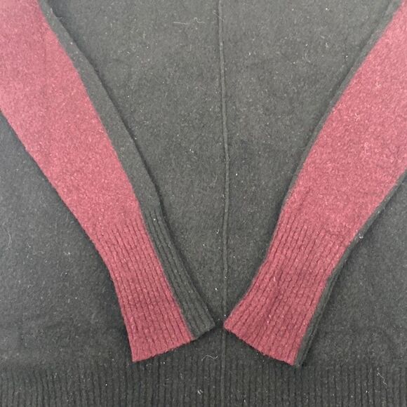 Athleta Merino Transit Merino Wool Blend Turtleneck Sweater Color Block High-low - Picture 7 of 11